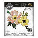 Sizzix シジックス シンリッツ ダイ セット ブラシストローク フラワーズ / Thinlits Die Set 7PK Brushstroke Flowers 1 by Tim Holtz