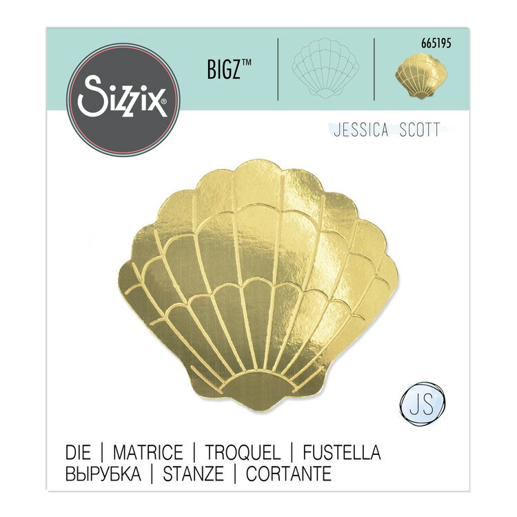 Sizzix シジックス ビッグズ ダイ  / Bigz Die Seashell #3 by Jessica Scott