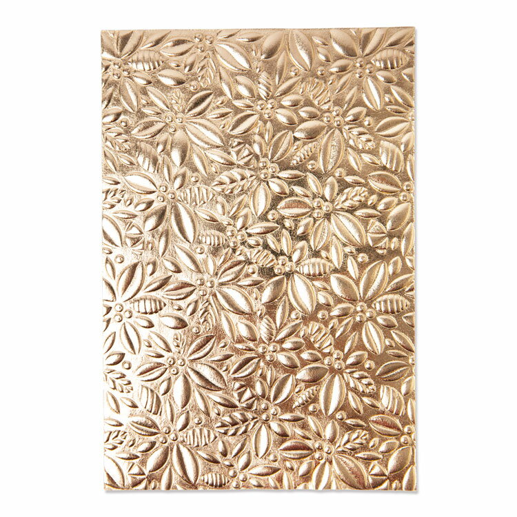 Sizzix シジックス 3D テクスチャード インプレッションズ エンボッシング フォルダー [ホーリー] / 3-D Textured Impressions Embossing Folder Holly by Kath Breen