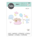 Sizzix VWbNX Vbc _C Zbg [n[ xCr[] / Thinlits Die Set 12PK Hello Baby by Olivia Rose