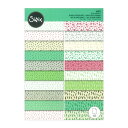 Sizzix シジックス Surfacez カードストックパック ボタニカル パターン 21cm x 29.7cm 60枚入 / Cardstock Pack 8 1/4 x 11 3/4 Botanical Patterned Paper 60 Sheets