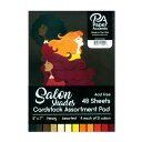 Paper Accent カードストック ペーパーパッド 約12.7×17.9cm サロン シェードアソート 48枚綴り / Cardstock Pad 5 x 7 Salon Shades Assortment 48pc