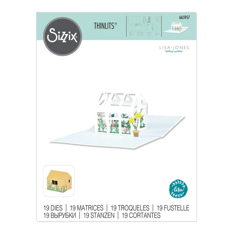 Sizzix å å  å [ݥåץåץǥ] / Thinlits Die Set 19PK Pop-Up ...