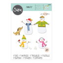 Sizzix シジックス シンリッツ ダイ セット [スノーファミリー] / Thinlits Die Set 17PK Snow Family by Jennifer Ogborn