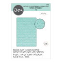 Sizzix VWbNX }`x eNX`[h CvbVY G{bVO tH_[ [WI NX^Y] / Multi-Level Textured Impressions Embossing Folder Geo Crystals by Olivia Rose