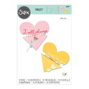 Sizzix シンリッツ ダイ セット [ハート スライダーカード] / Thinlits Die Set 10PK Heart Slider Card by Olivia Rose