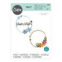 Sizzix シンリッツ ダイ セット ウィンターリース / Thinlits Die Set 15PK Winter Wreath by Lisa Jones