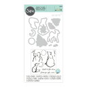 Sizzix シジックス フレームリッツ&スタンプ ダイセット [トワイライト アニマルズ] / Framelits Die Set 10PK w/8PK Stamps Twilight Animals by Josh Griffiths