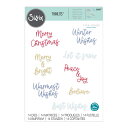 Sizzix シジックス シンリッツ ダイセット [バラエティ センチメンツ #2] / Thinlits Die Set 14PK Variety Sentiments #2 by Lisa Jones