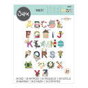 Sizzix シジックス シンリッツ ダイセット [クリスマス アルファベット] / Thinlits Die Set 26PK Christmas Alphabet by Jennifer Ogborn