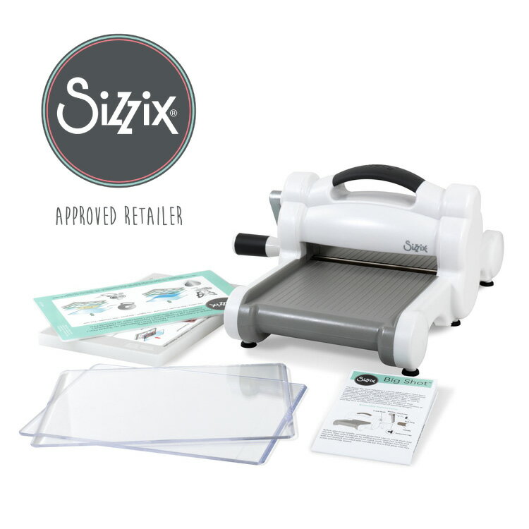 Sizzix シジックス ビッグショット ダイカットマシン / Big Shot Machine (White Gray) w/Standard Platform