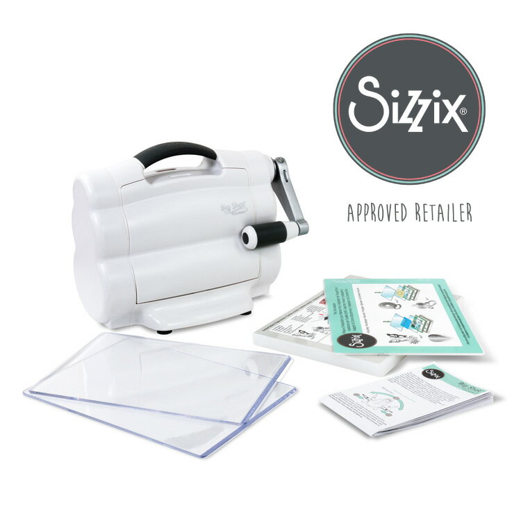 Sizzix シジックス ビッグショット ダイカットマシン  / Big Shot Foldaway Machine (White and Grey)