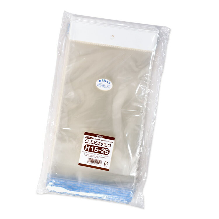 樂天商城 - HEIKO H15-25 テープ付きOPP袋 ( ヘッダー付 ) 100枚入