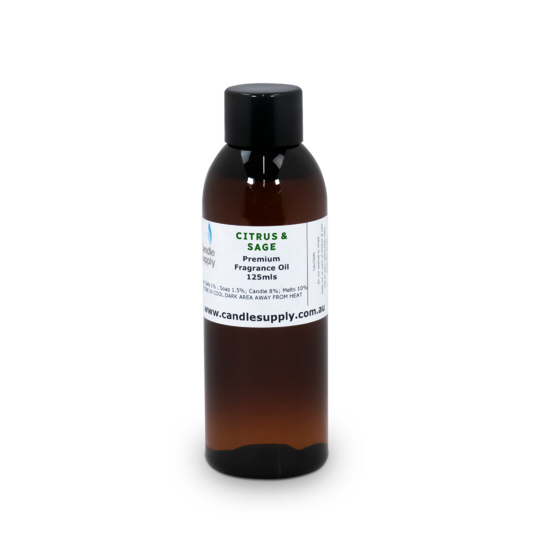 Candle Supply フレグランスオイル [シトラス & セージ] 125ml 2