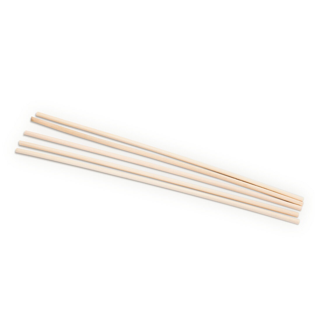 Aroma, Healing Goods - Candle Supply リードディフューザー用スティック [ナチュラル] 5mm × 300mm 5本