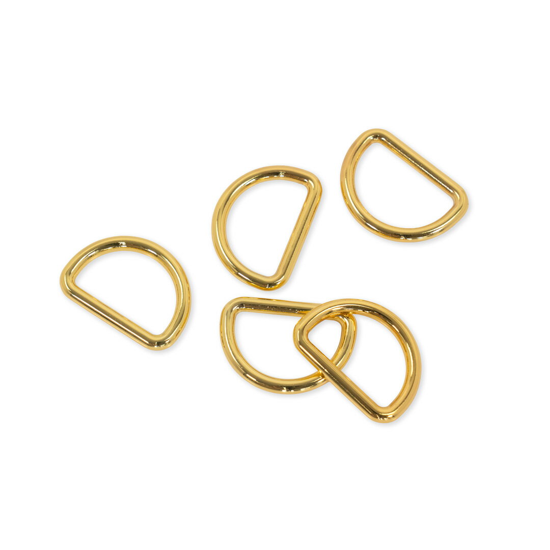 Dカン 継ぎ目なし [ゴールド] 内径約20mm (線径約3mm) 10個入