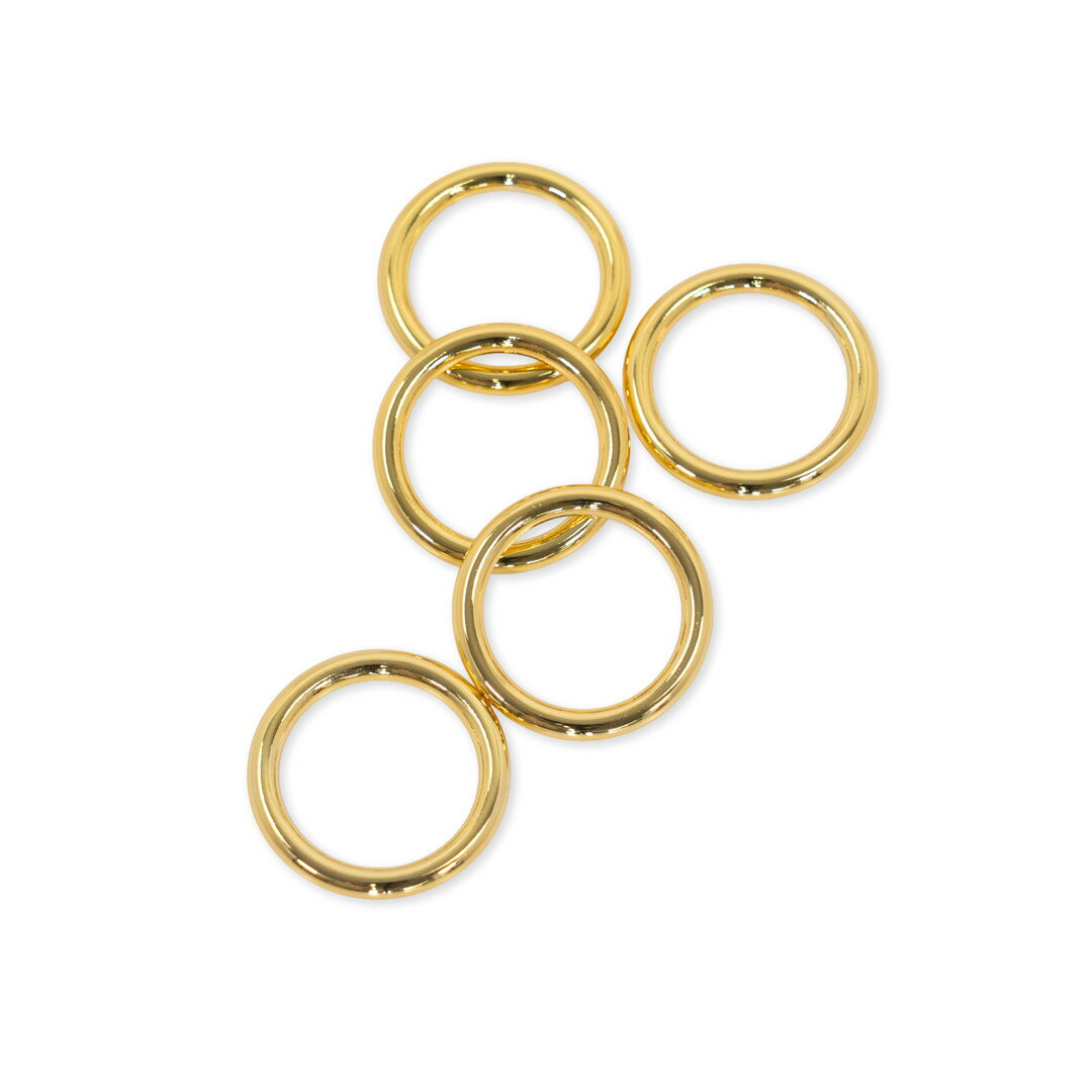 樂天商城 - Oリング 継ぎ目なし [ゴールド] 内径約19mm (線径約3mm) 10個入