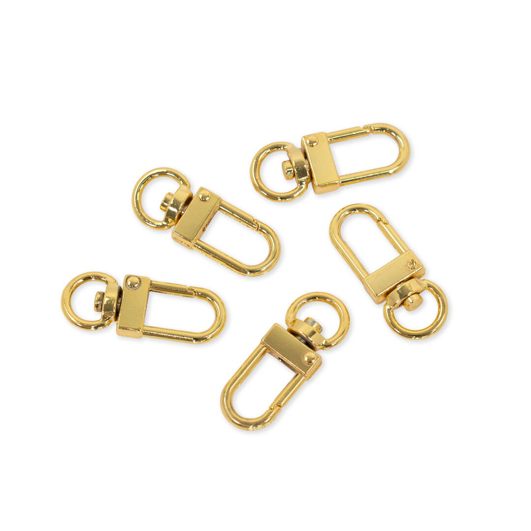 樂天商城 - U字型ナスカン [ゴールド] 直径約33mm 10個入