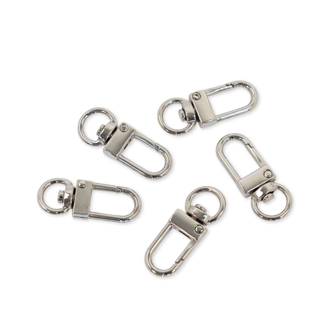 樂天商城 - U字型ナスカン [シルバー] 直径約33mm 10個入