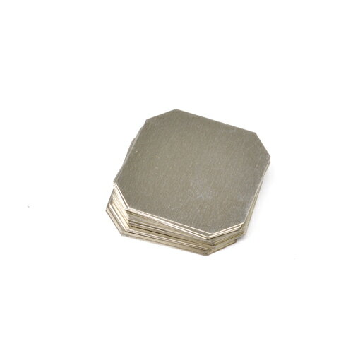 樂天商城 - 40mm 四角形缶バッジ シェル 50個