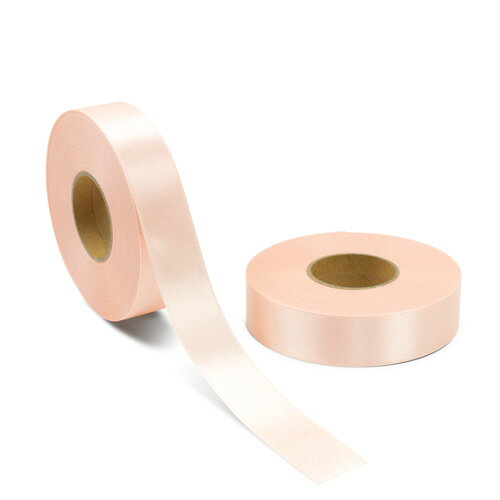 Rakuten - 両面サテン ダブルサテン リボン 25mm マグノリア 1ロール( 約30m )