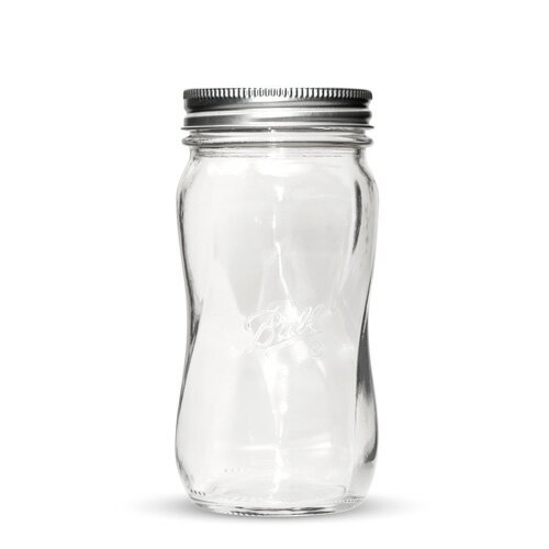 ボールメイソンジャー レギュラーマウス コレクションエリート スパイラル 480ml / Ball Mason Jar Collection Elite Spiral Regular Mouth 16oz