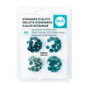 We R Memory Keepers アイレット( ハトメ ) スタンダードサイズ  ( Crop-A-Dile ホールパンチ＆アイレットセッター用 ) / Stamdard Size Eyelets Aqua