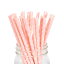 ڡѡȥ 楹ȥ [٥ӡԥ ߥ˥ɥå] 25 / Paper Straws Baby Pink Mini Polka Dot 25pcs