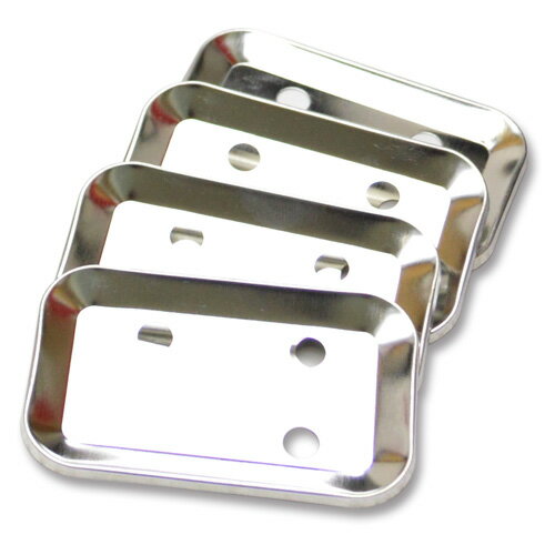 44×70mm 丸角長方形 缶バッジ ピンなしバックパーツ 50個