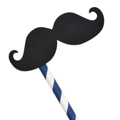 デコレーションペーパーカード [マスタッシュ] 10枚入り / Decoration Paper Cord [Mustache] 10pcs