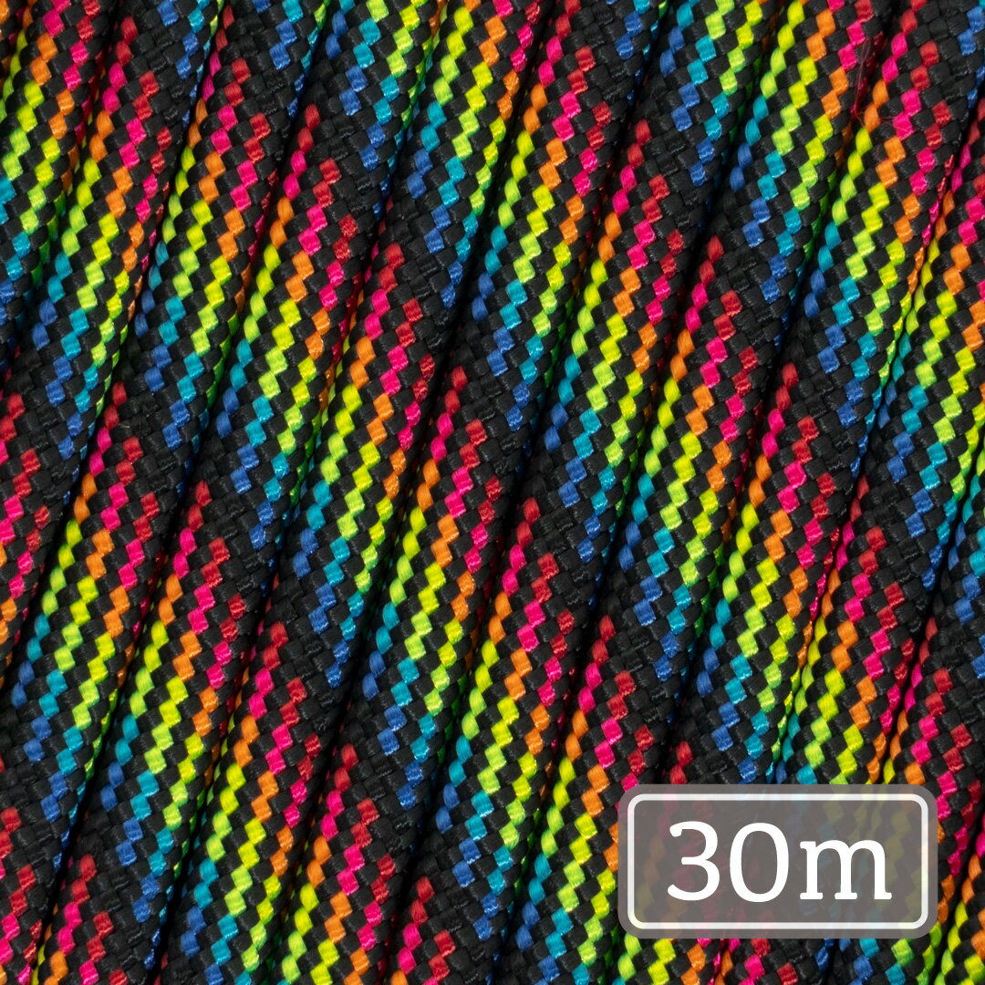 樂天商城 - 550 パラコード 4mm マルチカラー [B146] 30m