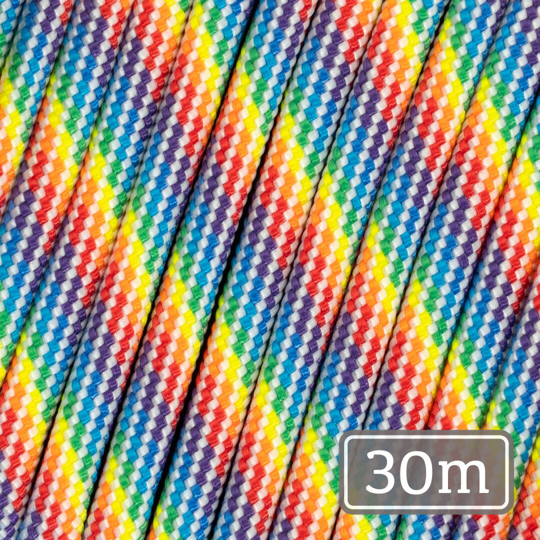 樂天商城 - 550 パラコード 4mm マルチカラー [B150] 30m