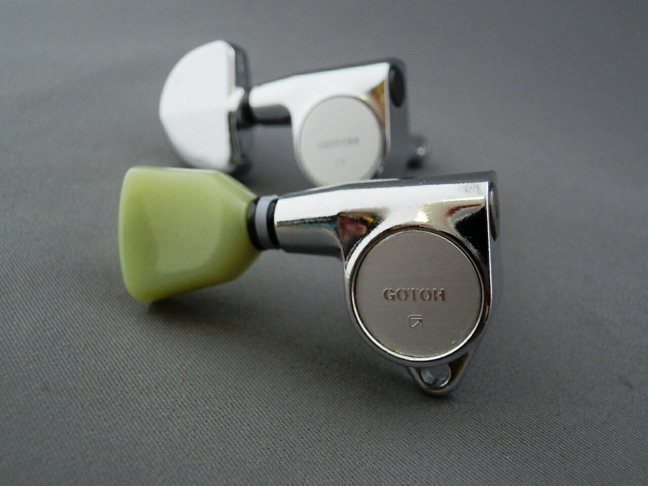 GOTOH(ゴトー)用クルーソンタイプノブ(ペグボタン) グリーン　6個セット 3
