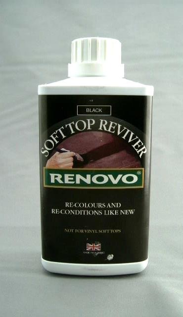 オープンカーの布製トップのカラーリングキット(黒)