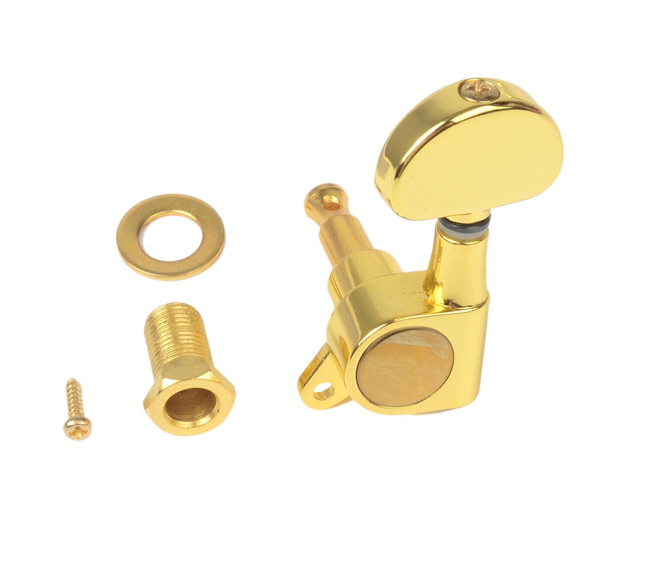 ノーブランド　GOTOH　SG381タイプペグ　3L 3R　ゴールド　つまみGrover102タイプ
