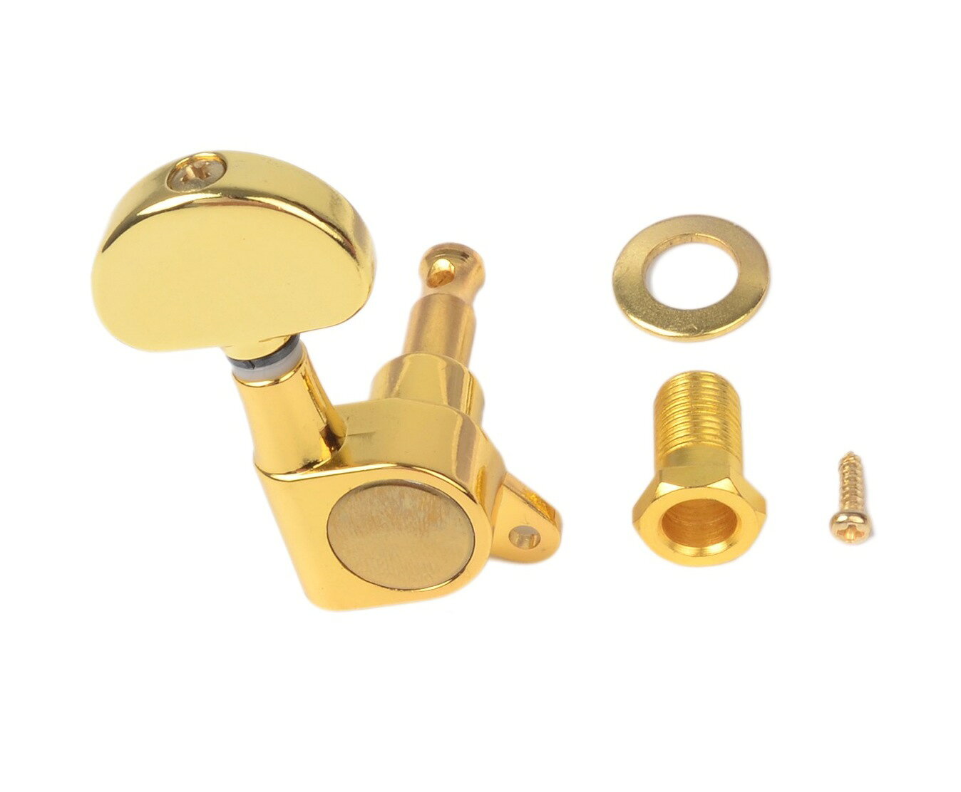 ノーブランド　GOTOH　SG381タイプペグ　3L 3R　ゴールド　つまみGrover102タイプ
