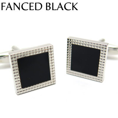 BASIC5000V[Y FANCED BLACK CUFFLINKS tFXhubNJtXyJtX{^@JtNXz ̓