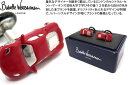 【期間限定価格7/1(TUE)09:59迄】Babette Wasserman バベットワッサーマン SPORTS CAR RED CUFFLINKS スポーツカーカフス(レッド)【送料無料】【カフスボタン カフリンクス】 父の日