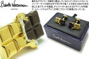 Babette Wasserman バベットワッサーマン CHOCOLATE BAR BROWN CUFFLINKS チョコレートバー カフス（ブラウン）【送料無料】【カフスボタン　カフリンクス】 父の日