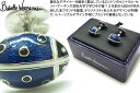 Babette Wasserman バベットワッサーマン LADYBUG BLUE CUFFLINKS テントウムシ カフス（ブルー）【送料無料】【カフスボタン カフリンクス】 父の日