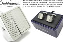 Babette Wasserman バベットワッサーマン ROTARY SQUARE MOP CUFFLINKS ロータリースクエアカフス（白蝶貝）【送料無料】【カフスボタン カフリンクス】