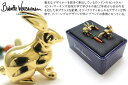 Babette Wasserman バベットワッサーマン RABBIT & CARROT YELLOW GOLD CUFFLINKS ラビット&キャロットカフス...