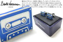 【決算セール第一弾 期間限定価格】Babette Wasserman バベットワッサーマン CASETTE TAPE BLUE CUFFLINKS カセットテー...