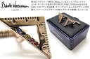 【決算セール第一弾 期間限定価格】Babette Wasserman バベットワッサーマン PROTRACTOR PINK GOLD CUFFLINKS 三角定...