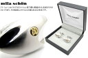 mila schon ミラ・ショーン SILVER STREAMLINE 流線形シルバーカフス【送料無料】【カフスボタン カフリンクス】【ブランド】 父の日