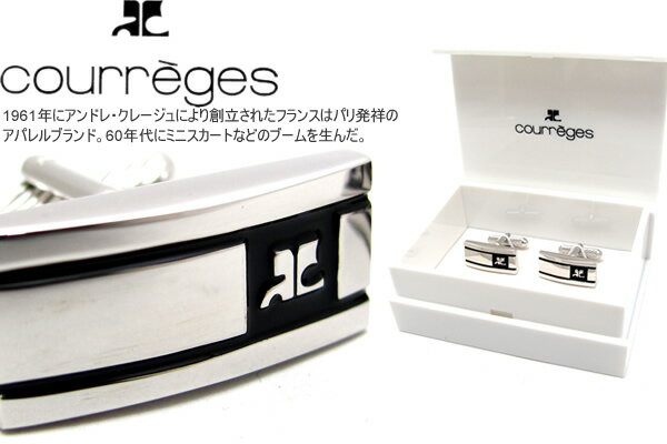 courreges N[W BLACK LINE CUFFLINKS ubNCJtX yzyJtX{^@JtNXzyuhz ̓