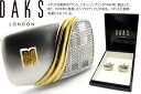 DAKS ダックス HALF HOUSE CHECK NAIL CUFFLINKS ハーフハウスチェックネイルカフス【送料無料】【カフスボタン　カフリンクス】【ブランド】 父の日