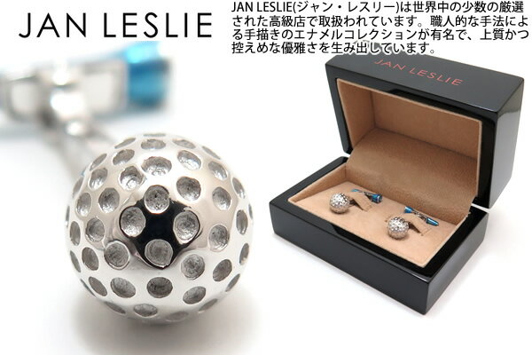 JAN LESLIE WX[ GOLF BALL & MOVING BLUE TEE SILVER CUFFLINKS St{[[rOu[eB[Vo[JtXyzyJtX{^@JtNXzyuhz ̓