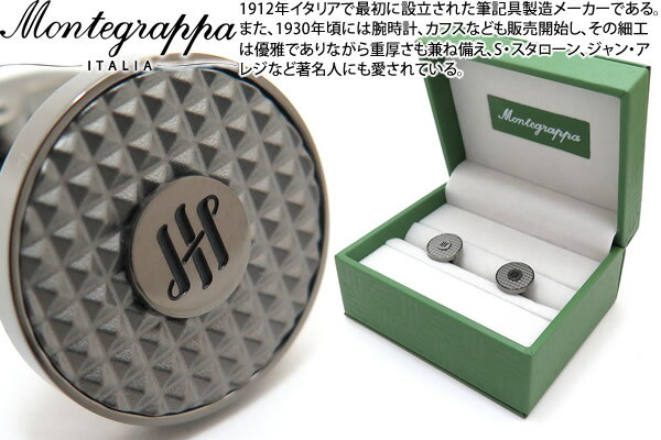 MONTEGRAPPA eObp CLOU AMBIGRAM IP GUNMETAL CUFFLINKS NEArOJtXiIPK^jyeObpK戵Xzyz ̓