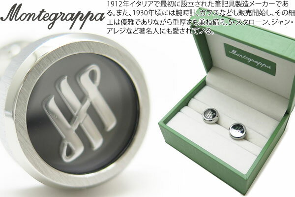 楽天クラフトパークスMONTEGRAPPA モンテグラッパ ZERO PALLADIUM CUFFLINKS ゼロ カフス（パラジウム）【モンテグラッパ正規取扱店】【送料無料】